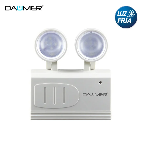 DAUMER LAMPARA DE EMERGENCIA 2x2 W