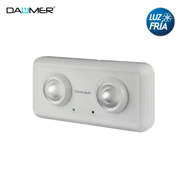 DAUMER LAMPARA DE EMERGENCIA 2x3 W