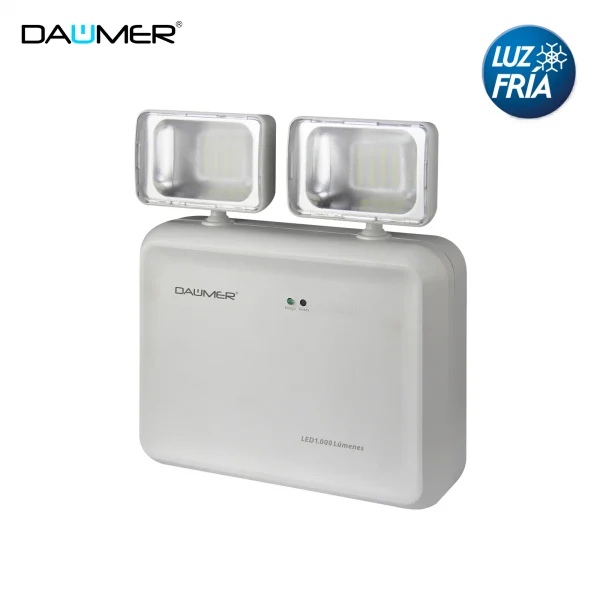DAUMER LAMPARA DE EMERGENCIA 2x5 LEDS 9,6W