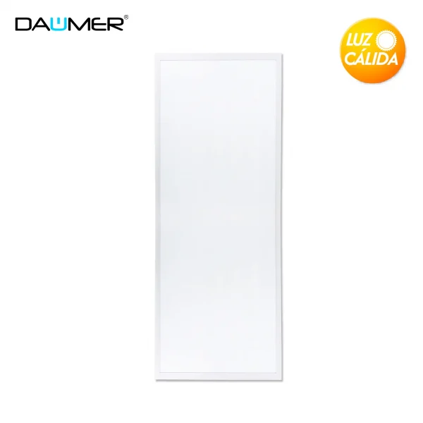 DAUMER PANEL LED RECTANGULAR 300X1200MM MARCO BLANCO 40W 3000K