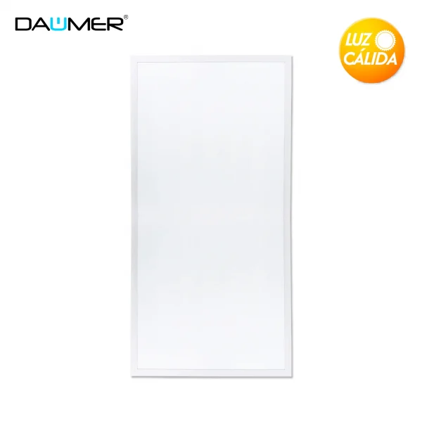DAUMER PANEL LED RECTANGULAR 600X1200MM MARCO BLANCO 72W 3000K