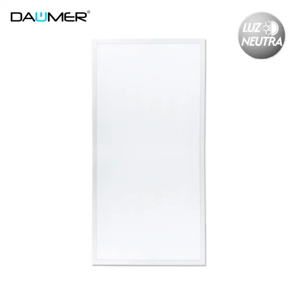 DAUMER PANEL LED RECTANGULAR 600X1200MM MARCO BLANCO 72W 4000K