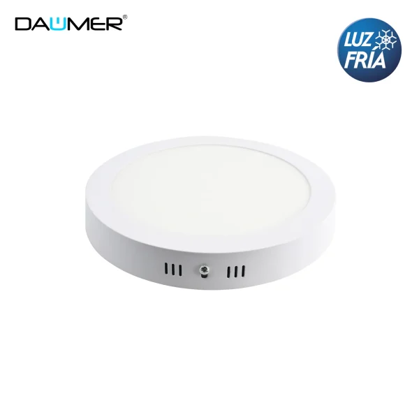 Sobrepuesto Led Redondo Blanco 18W Luz Fría